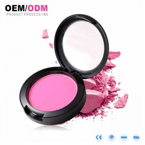 OEM Face Makeup private label longlasting waterproof blush single colors matte cardboard blusher